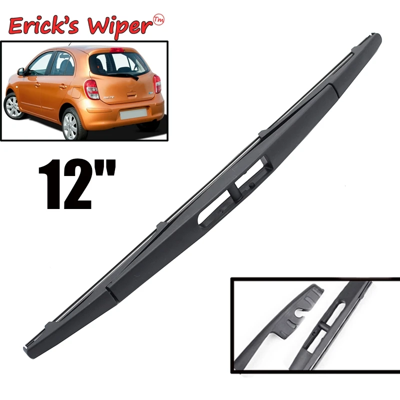 Ener'S Wiper 12 "Spazzola Tergicristallo Posteriore Per Nissan Micra / March K13 Hatchback 2010 - 2015 Parabrezza Parabrezza Finestra Portellone