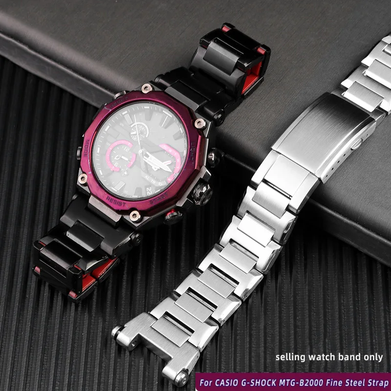 Cinturino In Acciaio Inossidabile 316L Per Casio G-Shock Mtg-B2000 Cinturino Accessori Per Orologi Cinturino Senza Cintura Strumento
