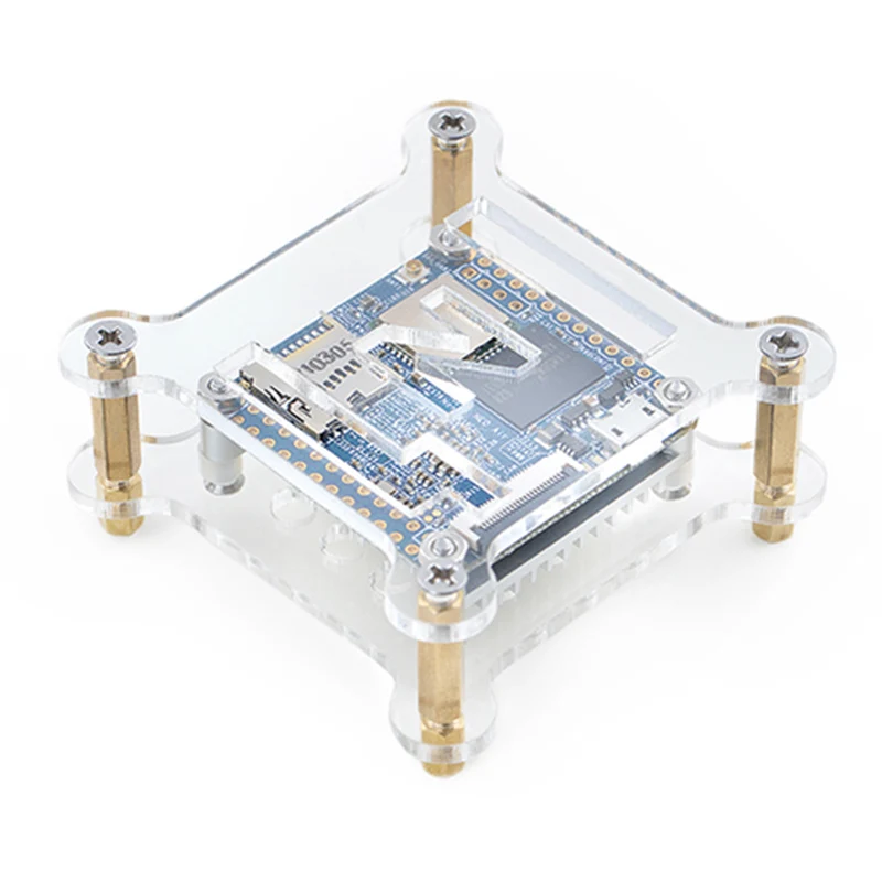 Custodia Con Staffa In Acrilico Trasparente Per Nanopi Neo/Neo2/Neo Air Np009