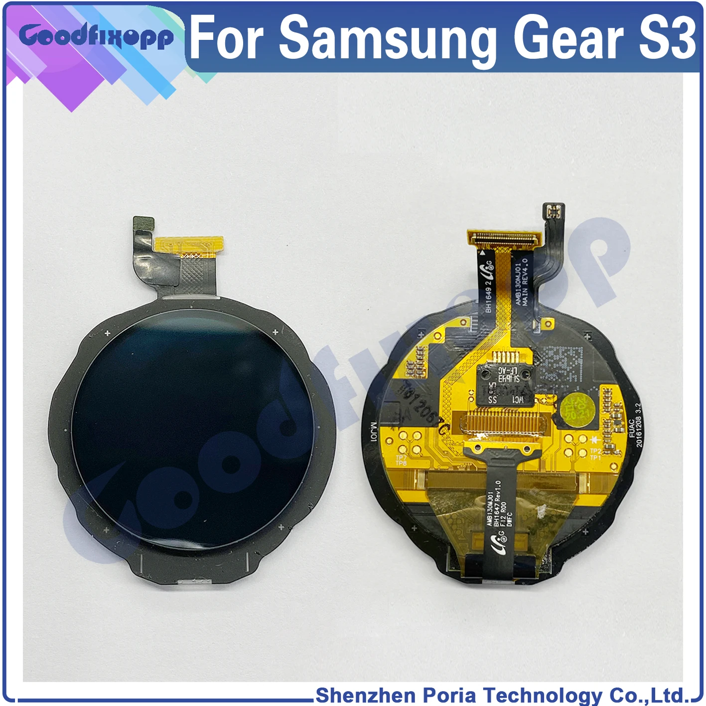 Per Samsung Gear S3 Classico R770 R775 / Frontier R760 R765 Display Lcd Touch Screen Digitizer Assembly Sm-R770 Sm-R760 Sostituire