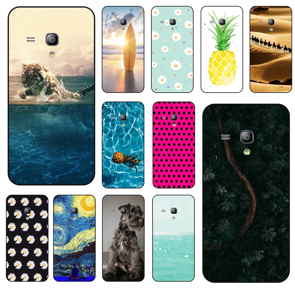 Fiore Di Rosa Per Samsung Galaxy S3 Mini Black Hoesjes Art Coque Pittura Paraurti Nero Silicone Prime Magasin Per Galaxy S3 Mini