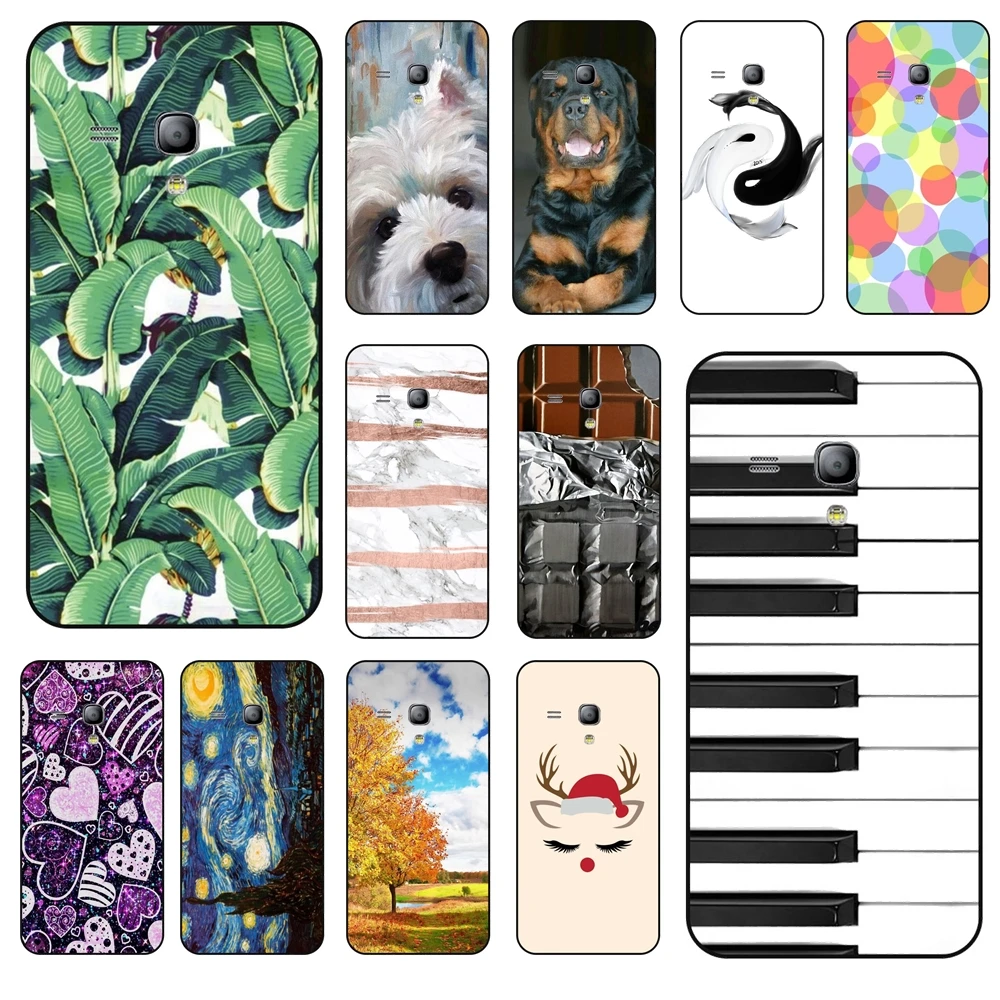 Per Galaxy S3 Mini Black Waterproof Tpu Landscape Per Samsung Galaxy S3 Mini Beautiful Protector Phone Cover Bags Black Back