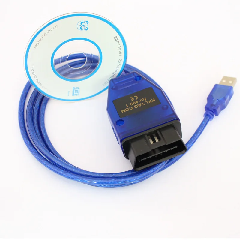 Generativag-Com 409.1 Vag Com Vag 409Com Vag 409 Kkl Obd2 Cavo Usb Scanner Strumento Di Scansione Interfaccia Per Audi Seat Volkswagen Skoda