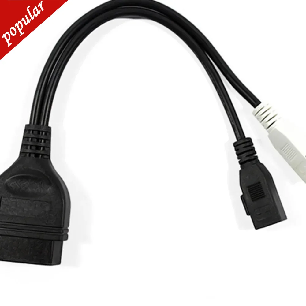 2X2 Obd Obd2 2P + 2P A 16Pin Connettore Vag Com Adattatore Per Audi 2P + 2P A 16Pin Connettore Di Trasferimento Car-Styling