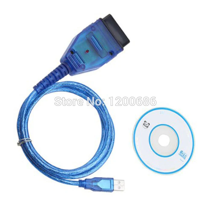 Nuovo Vag-Com 409.1 Vag Com 409.1 Kkl Obd2 Cavo Usb Scanner Scanner Interfaccia Strumento Per Audi/Vw Seat Volkswagen Skoda Accessori Auto