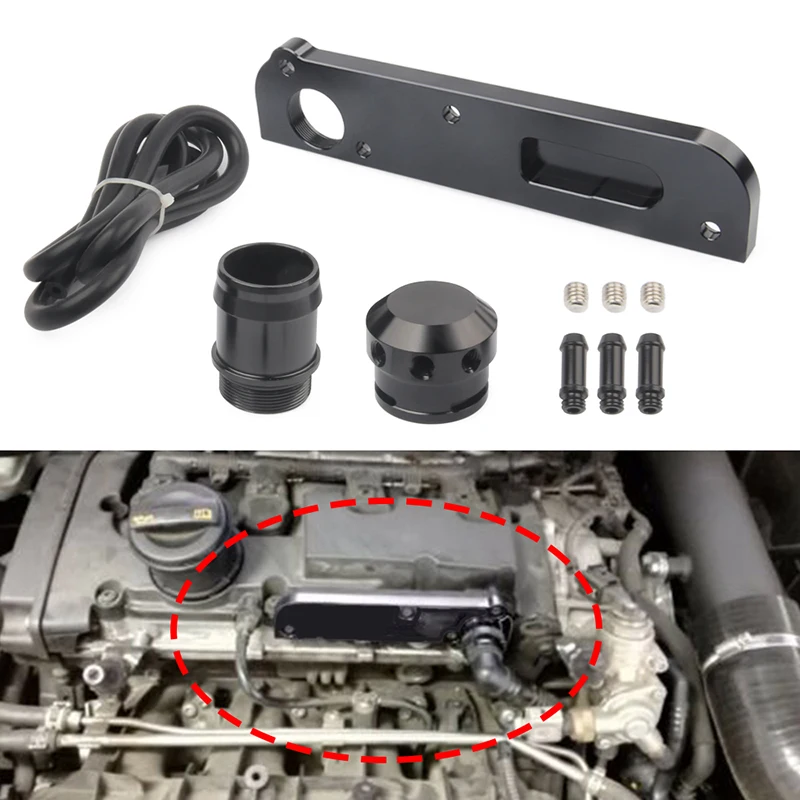 Vag 2.0Tfsi Pcv Eliminare Piatto Billet Pcv Eliminare Kit Piastra Rinnovare Adattatore Per Volkswagen(Vw)/Audi/Seat/Skoda