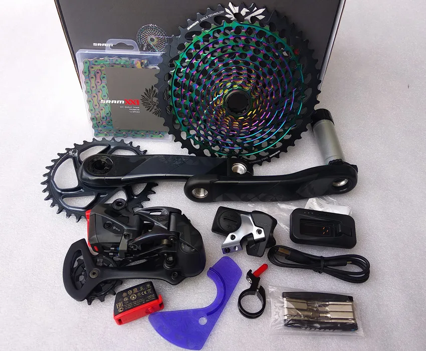 Sram Xx1 Eagle Axs Groupset 12S Mtb Bicicletta Bici Ruota Dentata 170Mm 175Mm 34T 36T