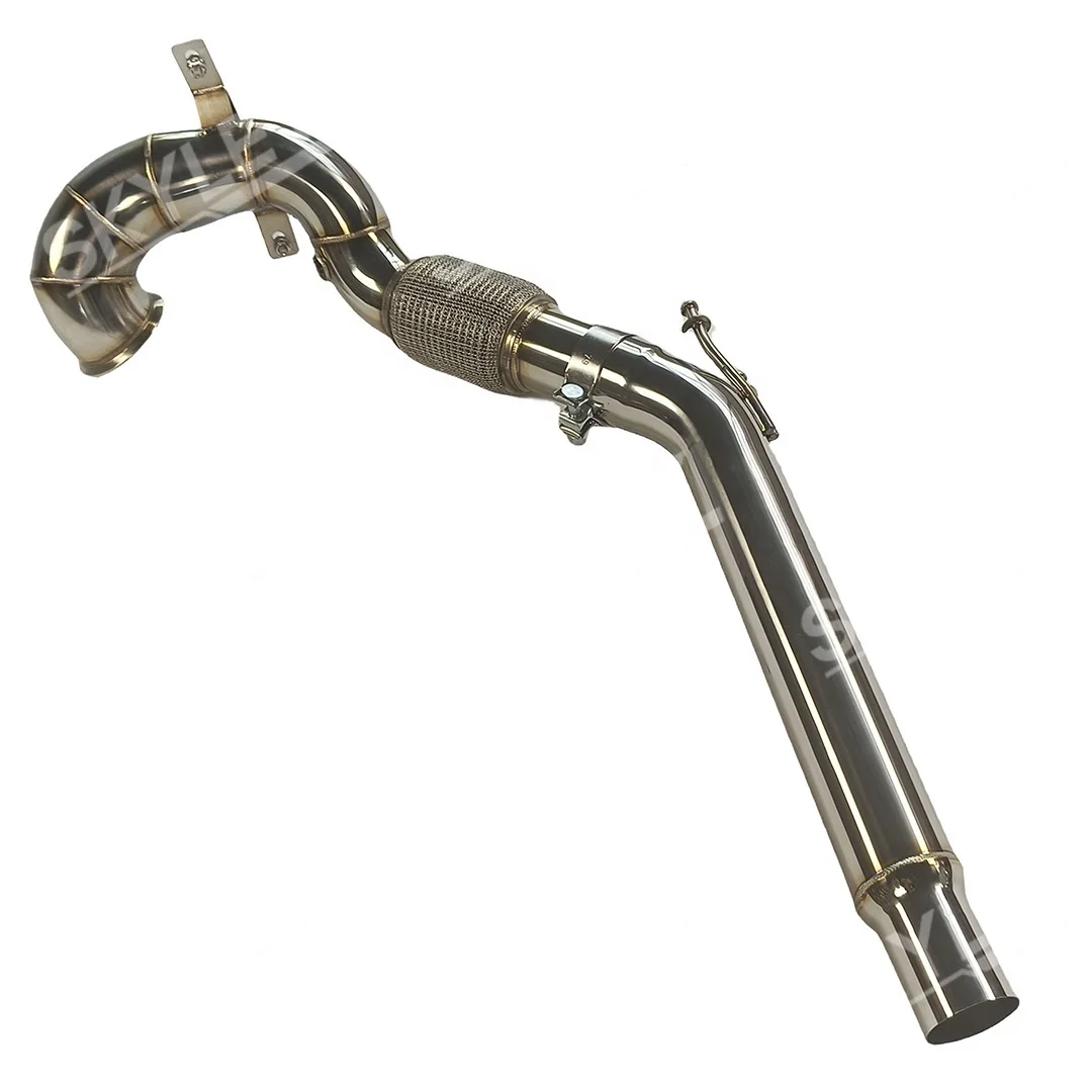 3.5 "Ss304 Skyley Downpipe Decat Per Vw Golf R Mk7 Audi S3 A3 Tt Quattro 2.0T 2015 + Downpipe Di Scarico