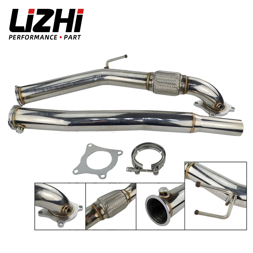 Scarico Turbo Downpipe Per 06-09 Vw Golf Gti Jetta Audi A3 2.0T Fsi Turbo Downpipe Performance Mkv Lz6121