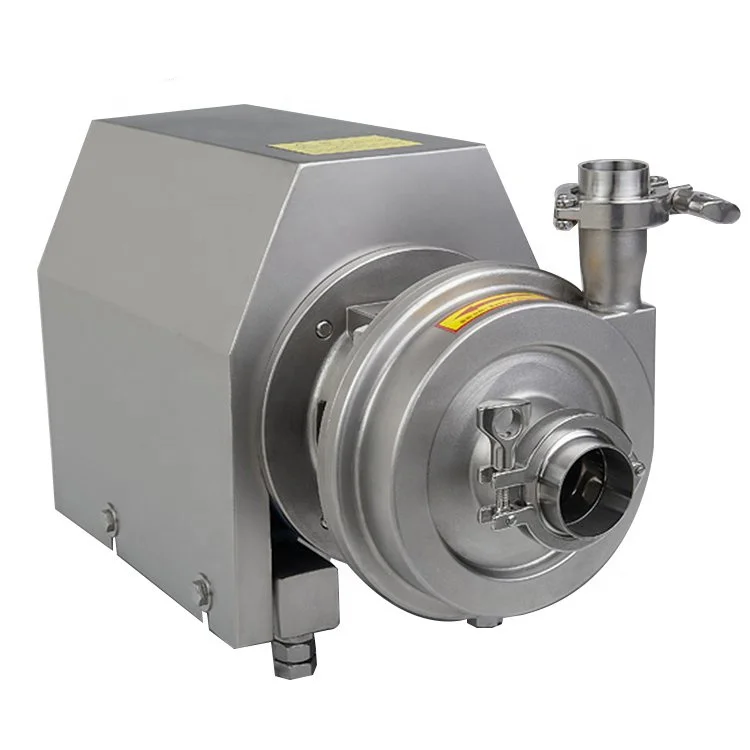 Sanitary Stainless Steel Ss Dairy Milk Beer Brew Food Grade Cip Price Hygienic Inox Bomba Centrifuga Tri Clamp Centrifugal Pump