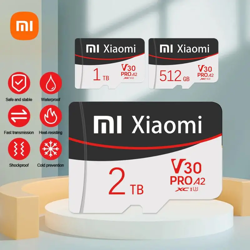 Xiaomi Mini Sd Card 256Gb 512Gb 1Tb 2Tb Scheda Di Memoria Class10 Tf Card 512Gb Tf Card Minisd Flash Usb Pendrive Adattatore Gratuito