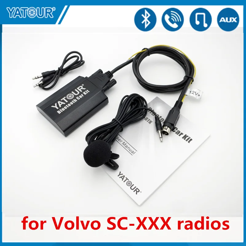 Yatour Per Auto Bluetooth Aux Lettore Mp3 Per Volvo Sc-Xxx Radio Sc700 Sc800 Sc801 Sc802 Sc805 Mp3 Lettore Cd Changer Adattatore Ytbtk