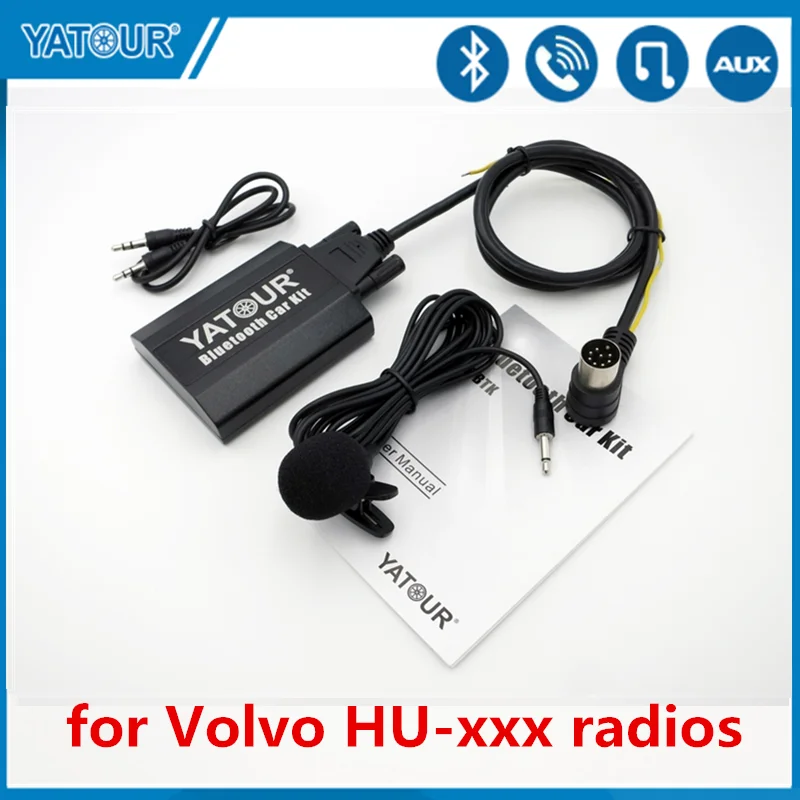 Yatour Car Bluetooth Aux Vivavoce Per Volvo C70 S40 S60 S80 V70 Hu-605 Hu-Xxx Radio Lettore Mp3 Adattatore Musicale Ytbtk