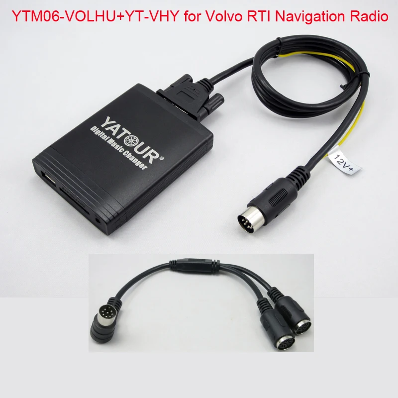 Yatour Sd Usb Lettore Mp3 Per Volvo Rti Navigation Radio Hu-Serie Yt-M06 Digital Music Changer Mp3 Interfaccia