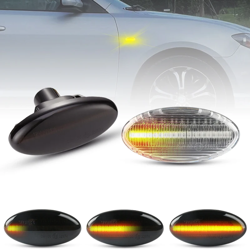 Per Mazda 2 2011-2013 Mazda 3 2004-2011 Mazda 5 2006-2010 Mazda Mpv 2000-2006 Led Side Marker Lamp Fender Indicatori Di Direzione
