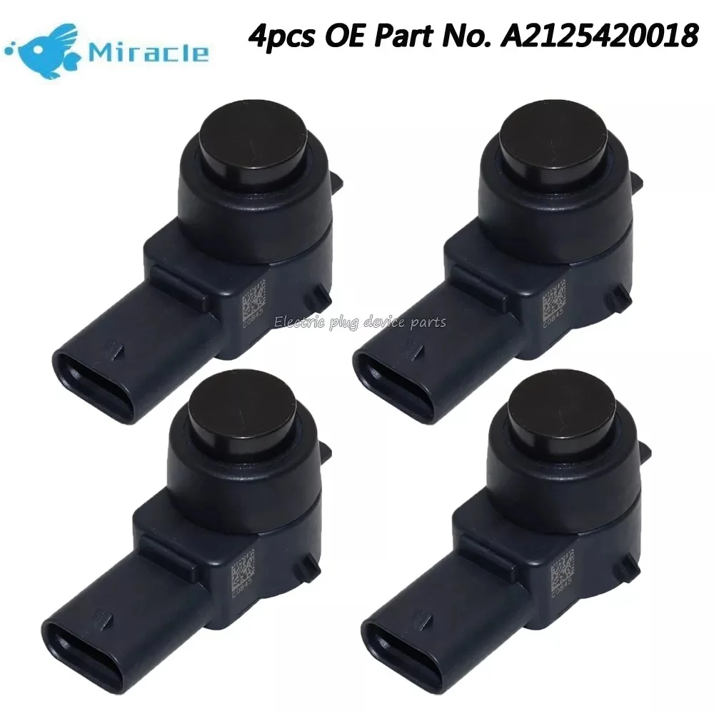 4Pcs A2125420018 2125420018 0263003616 Parking Pdc Sensor For Mercedess Benzz W204 C300 C350 E300 E350 S350