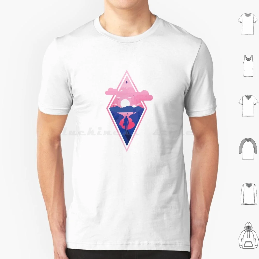 Maglietta No Man'S Sky 6Xl Cotton Cool Tee No Mans Sky No Mans Sky Logo No Mans Sky No Mans Sky No Mans Sky Geek Game Videogioco Space