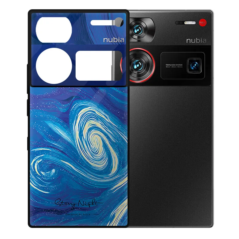 Per Nubia Z60 Ultra Custodia Per Telefono Star Collection Edition Custodia In Vetro Creative Simple Cover Posteriore Protettiva Custodia In Silicone