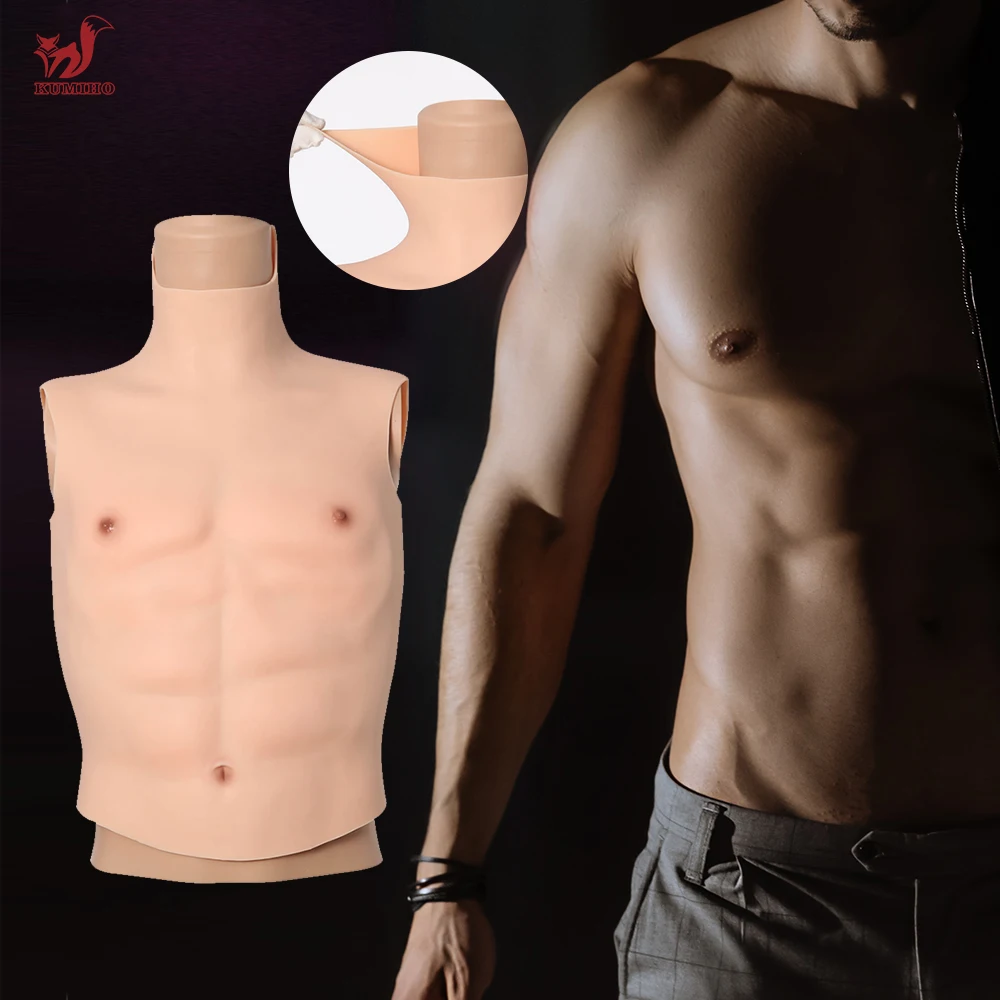 Kumiho Muscle Suit Man Crossdressing Muscoli In Silicone Abs Muscle Simulator Muscle For Cosplay Crossdresser