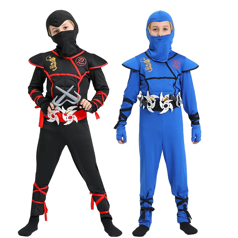 Novità E Uso Speciale Cosplay Costume Di Halloween Costume Da Ninja Per Bambini Costume Muscolare Costume Da Ninja Per Bambini Samurai Ninja