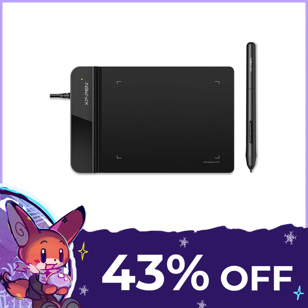 Xp-Pen Star G430S 4X3 Pollici Tavoletta Da Disegno Digitale 8192 Level Art Graphics Tablet Pen Tablet Osu Game Play Support Windows Mac