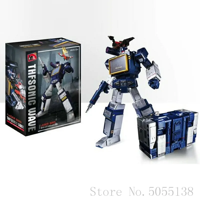 Trasformazione Toy House Factory Thf 01J Sound Wave Parte In Metallo Soundblaster Ko Mp13 Soundwave Figure Toy