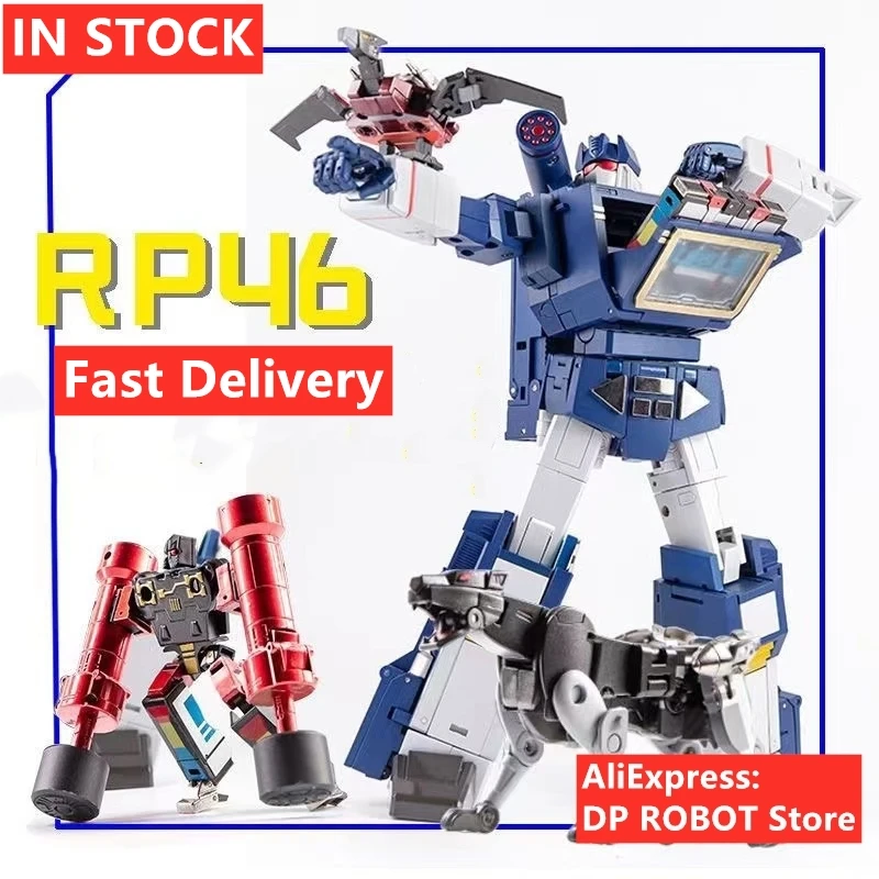 [Disponibile Ora] Hot New Transformation Rp-46 Rp46 Soundwave Ko Ft-02 Rp01 Rp01B Rp-01B Tape Frenzy Action Figure Di Alta Qualità