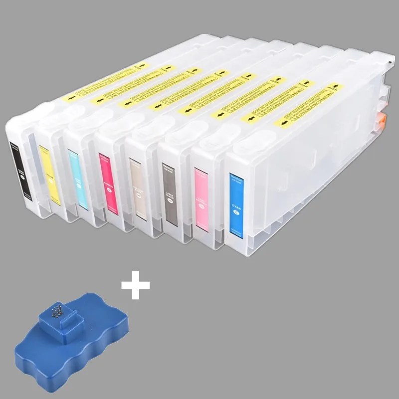 Svuota Il Resetter Del Chip Della Cartuccia Di Inchiostro Ricaricabile Per Epson Stylus Pro 4000 4400 4800 4880 7600 9600 Stampante 300 Ml/Pz