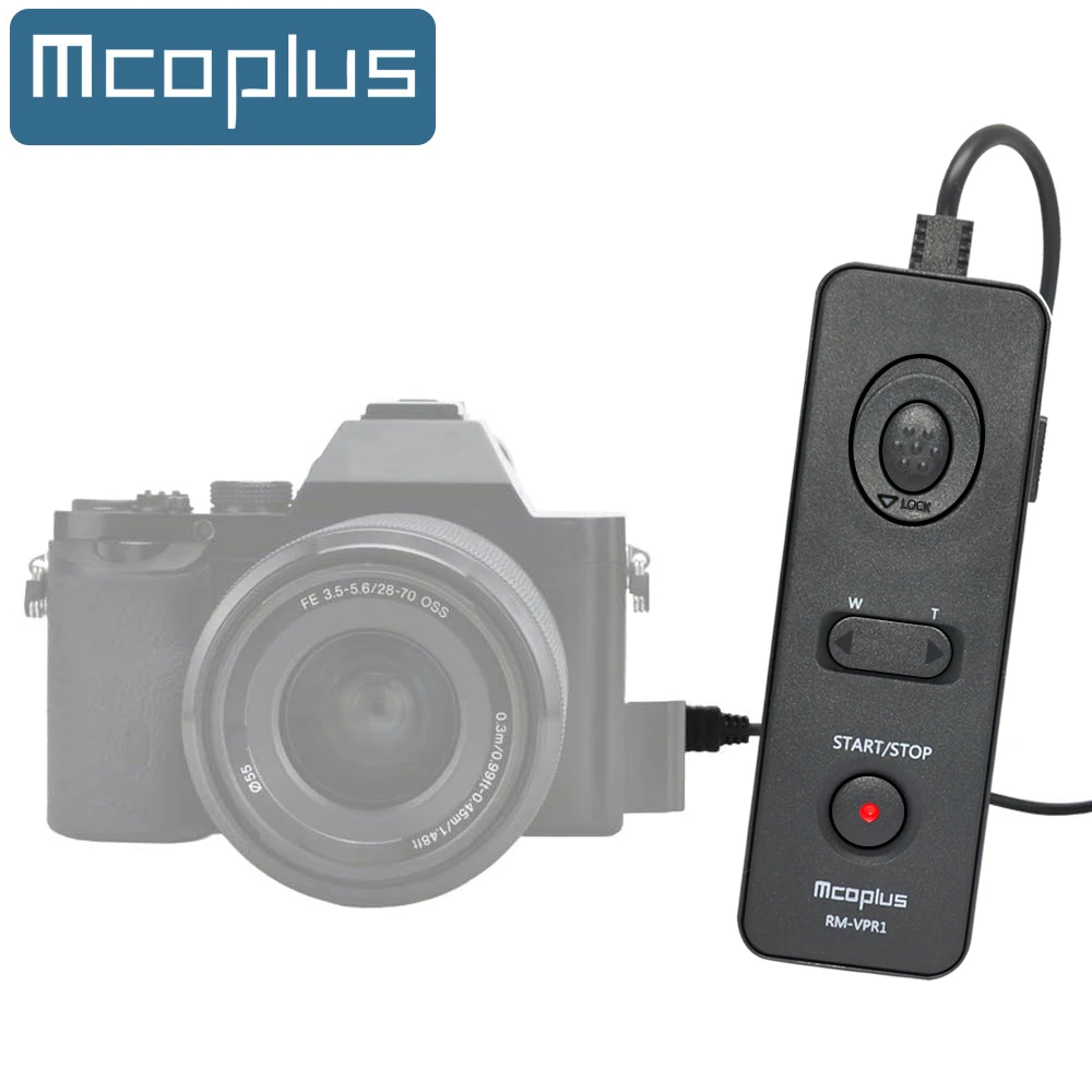 Mcoplus Rm-Vpr1 Rilascio Otturatore Remoto Per Sony Alpha A7 A7R A7Rii A7Riii A3000 A5000 A6000 A3000 A6600 A5100 A6000 A6300 A6400