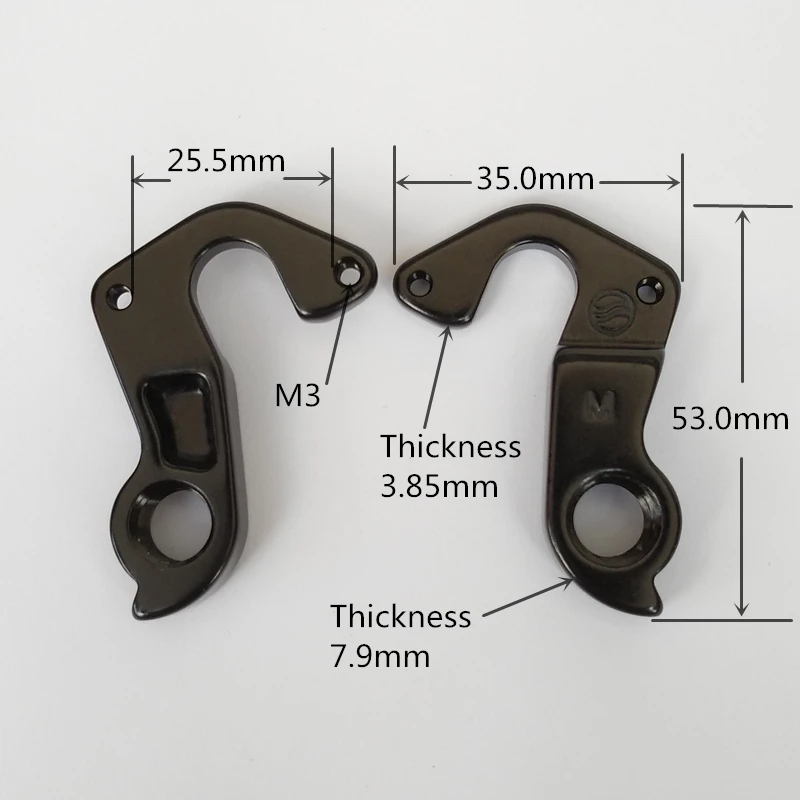 2Pcs Gancio Deragliatore Per Cannondale Kp284 Trail Sl Bambini 24 Rush 29Er Caad8 Tesoro Tango Synapse Lega Di Serie Dropout