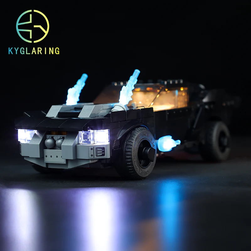 Kyglaring Set Di Illuminazione A Led Giocattoli Fai Da Te Per Super Hero Car 76181 Batmobile The Penguin Chase Blocks Building Only Light Kit Incluso
