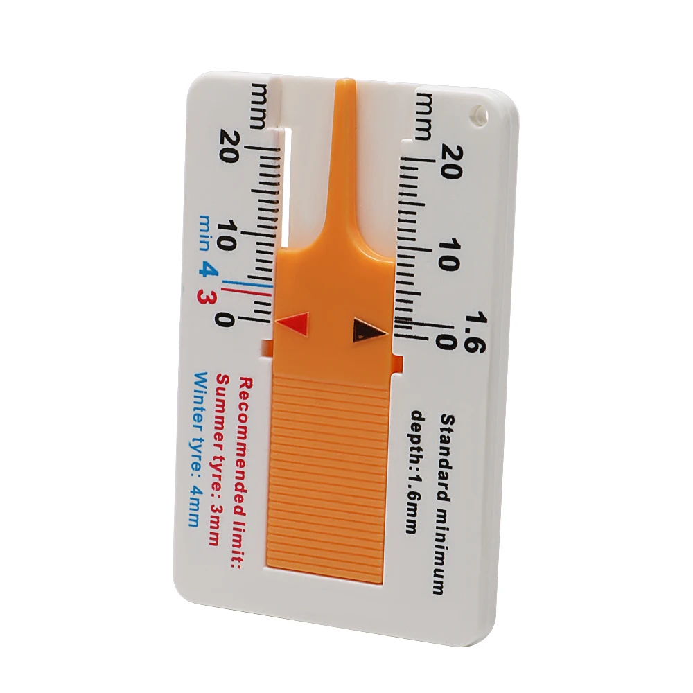 Calibro Di Profondità Del Battistrada Scala Dei Pneumatici Calibro Di Profondità Del Corsoio 0-20Mm Strumento Di Misura Del Misuratore Di Profondità P