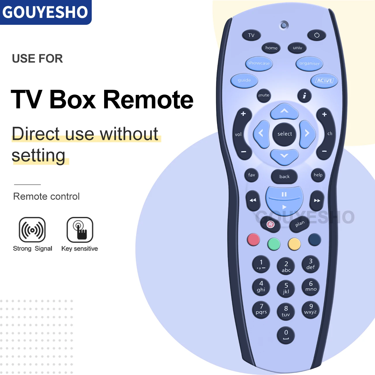 Nuovo Telecomando Per Tata Sky + Plus Hd Set Top Box Con Registrazione