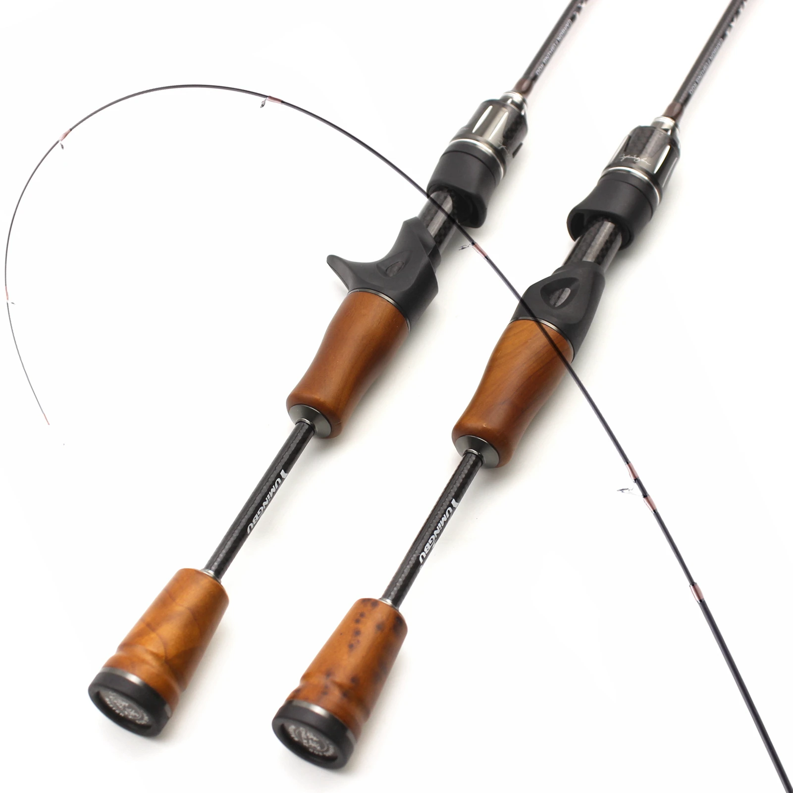 1.39M 1.68M 1.8M Ul Slow Spinning Casting Lure Rod 1.5-8G Lure Canne Ultraleggere Ultra Light Solid Tips Pole Fishing Tackle Rod