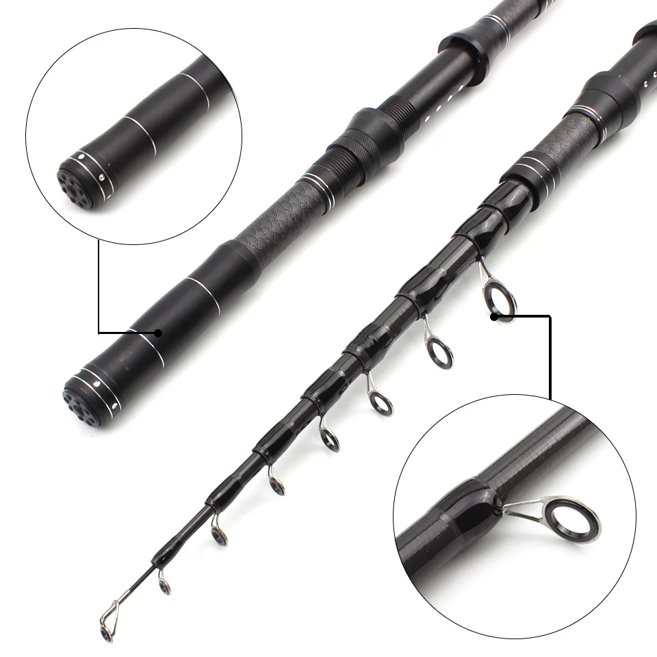 • Canna Da Pesca Telescopica Ultracorta Canna Da Pesca In Carbonio Canna Da Pesca Portatile Trota Canna Da Spinning Canna Da Pesca A Colpo Lungo