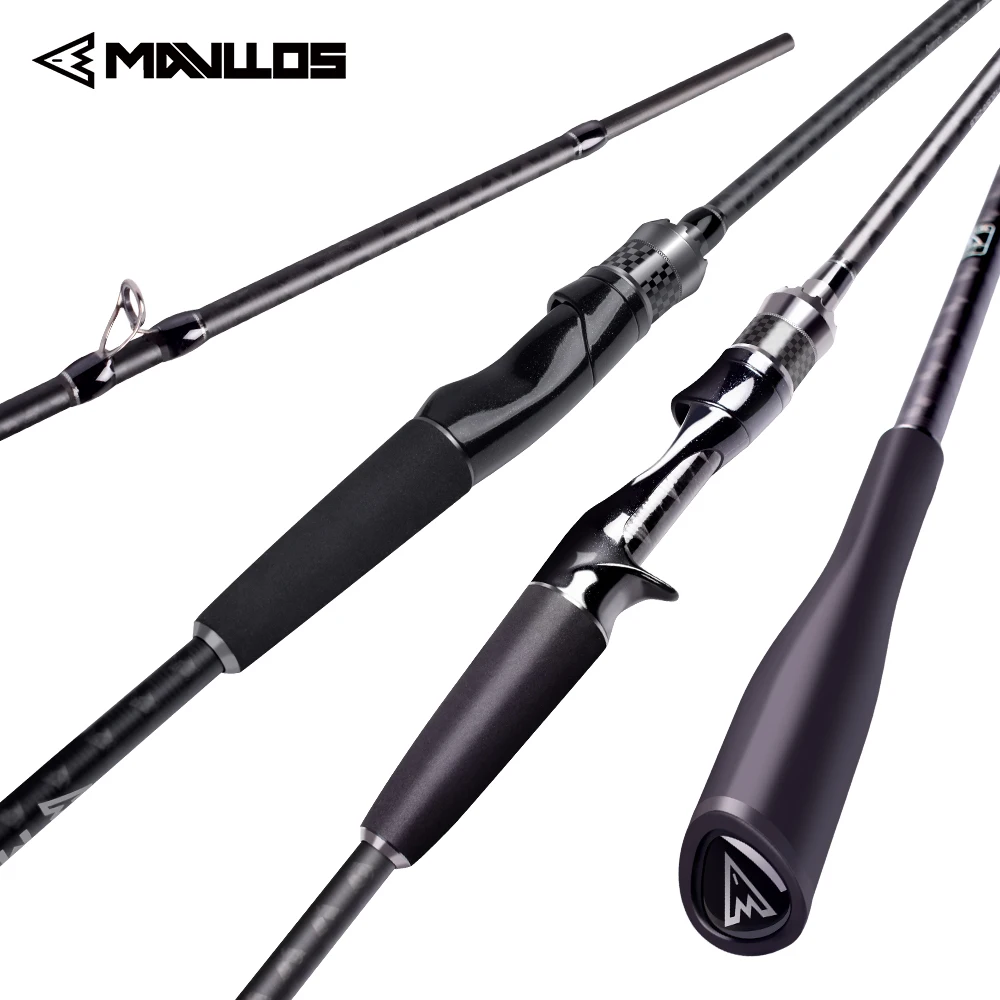 Mavlos Cavalleria Bass Fishing Rod Lure 5-15G/7-28G 1.98M Saltwater Carp Fishing Spinning Casting Rod Con Punta Centrale Veloce