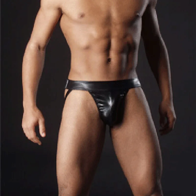 Intimo Da Uomo Finto Pu Intimo Perizoma E Perizoma Sexy Gay Pene Marsupio Bikini Natiche Perizoma Intimo Uomo