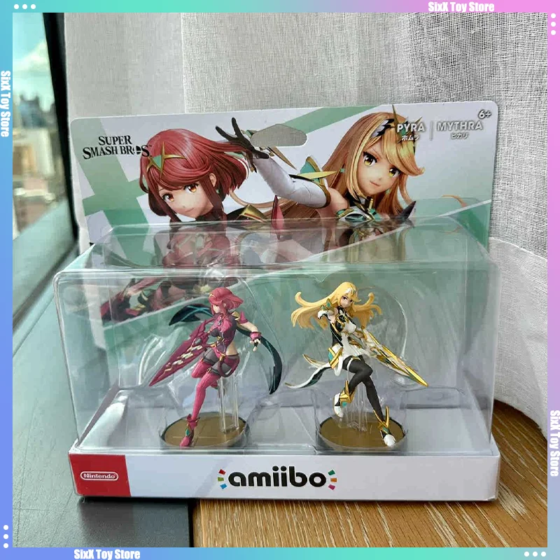 Originale Xenoblade Chairs Amiibo Super Sma Series Shulk Pyra Mythra Homura Hikari Figure Super Smash Bros Switch Regali Nfc