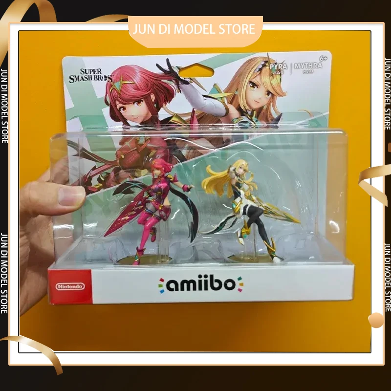 Originale Xenoblade Chairs Amiibo Super Sma Series Shulk Pyra Mythra Homura Hikari Figure Super Smash Bros Switch Regali Nfc