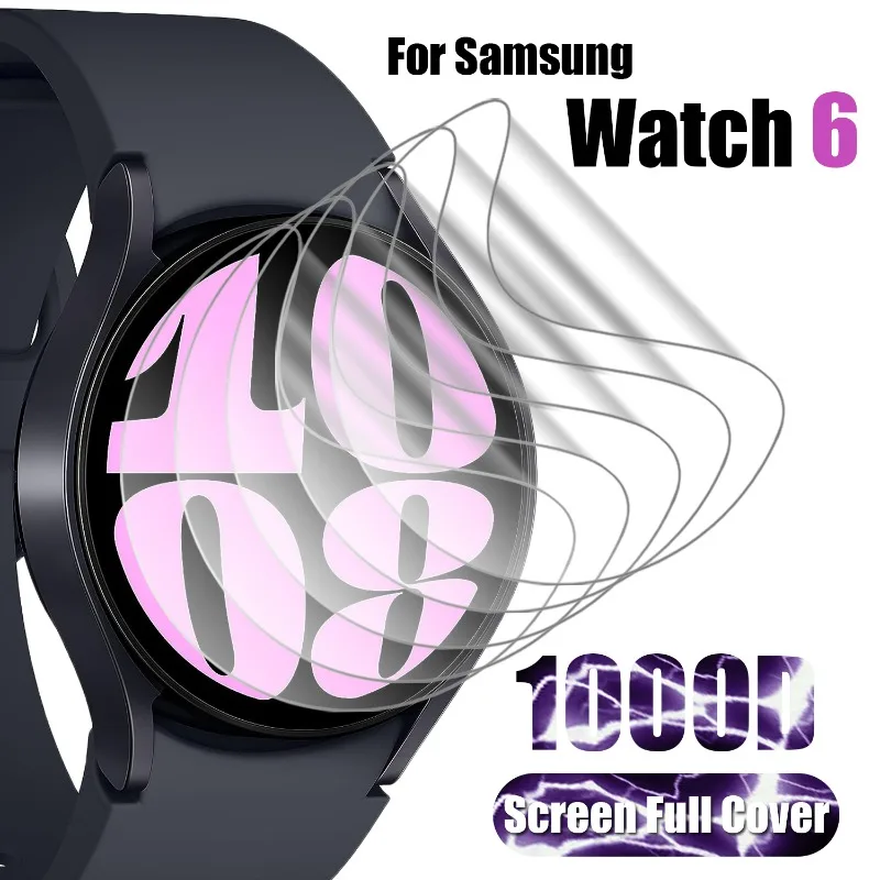 Pellicola Idrogel Per Samsung Galaxy Watch6 Classic 43/47Mm Pellicola Protettiva Antigraffio Per Samsung Watch6 40/44Mm