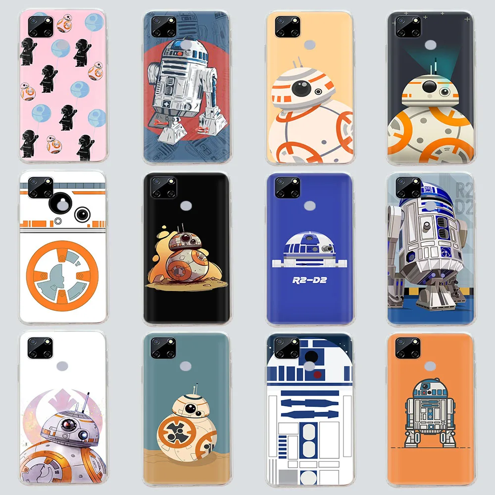 Custodia Trasparente Per Infinix Hot 9 Play 8 8I Note 12 7 Lite S5 Smart 5 4C 4 Zero X Neo 6 Pro Soft Cover R2D2 Bb8