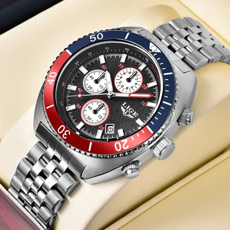 New Business Watch Men Top Brand Luxury Military Quartz Watch For Men Fashion Cronografo Sportivo Impermeabile Relogio Masculino