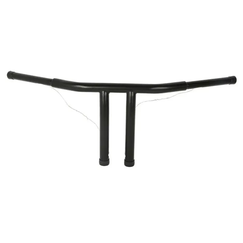 Moto 1-1/4 "9.5" Rise Straight T-Bar Manubrio Per Harley Flst Fxst Sportster Xl Dyna Drag Bar