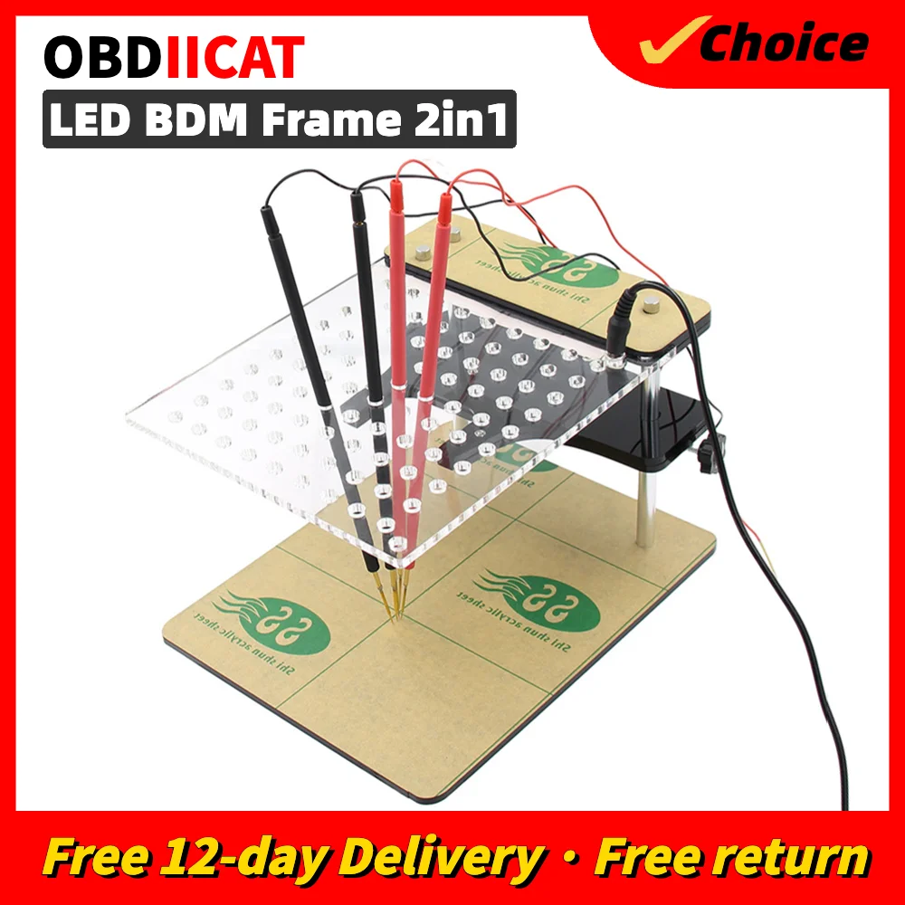 Led Bdm Frame 2 In1 Test Per Bdm100 Fgt-E-Ch Chip Tunning Con Adattatore Telaio Bdm K-Tag Master Cmd Ecu Programmazione Bdm 22 Pezzi
