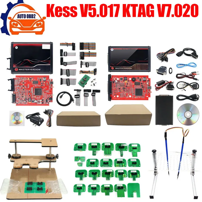 2023 Kess Ktag 2.80 Eu Ktag Merah V7.020 4 Led 2.25 Sw Online Kess V5.017 K-Tag 7.020 Master Kess 5.017 Obd2 Tuning Ecu Programmm