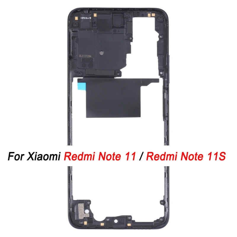 Piastra Cornice Centrale Per Xiaomi Redmi Note 11 / Redmi Note 11S, 2201117Tg 2201117Ti 2201117Ty 2201117Sg