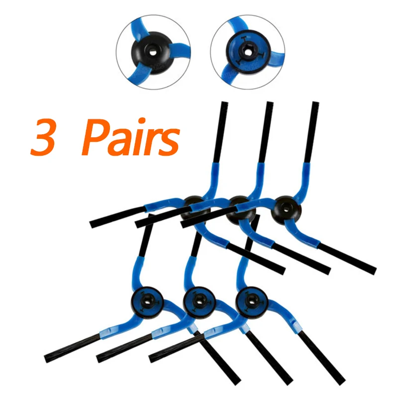 Spazzole Laterali 6 Pezzi Per Samsung Navibot Robot Vc-Rm72Vr / Vc-Rm96W / Vc-Rm84V / Vc-Rm52Vr / Vc-Rm94W / Vc-Rm72Vs / Vc-Rm72Vg Parti