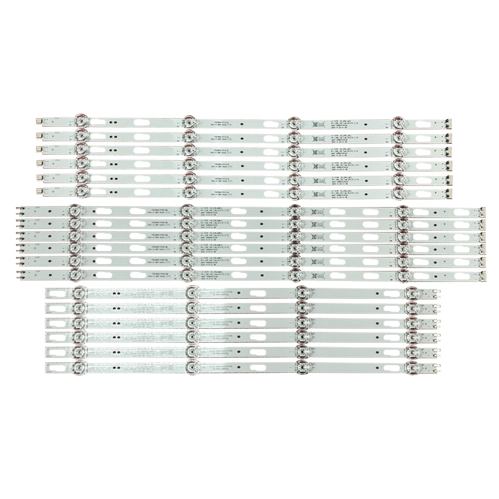 Nuovo Retroilluminazione A Led Strisce Per Samsung Ue75Au7105K Ue75Tu7000 Ue75Tu8000 Ue75Tu7020 Ue75Tu7100 75Tu8000 Lm41-00897A 00898A 00899A