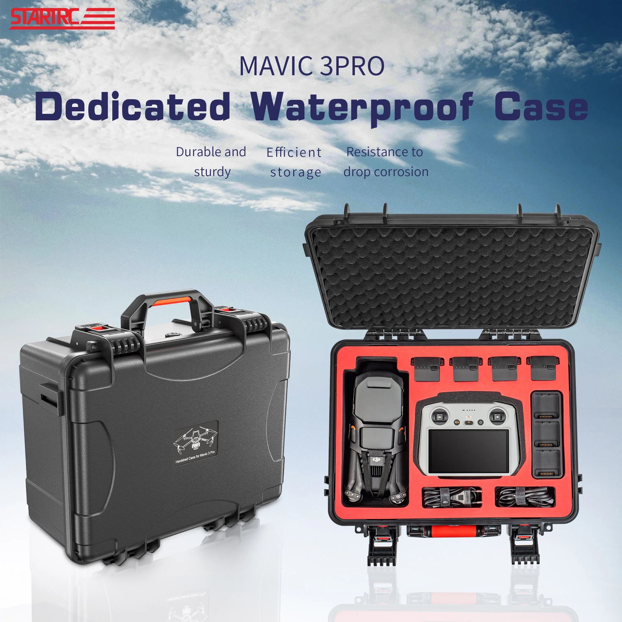 Custodia Rigida Per Dji Mavic 3 Pro Fly More Combo Controller Parts Custodia Impermeabile Per Dji Mavic 3 Pro Drone Acccessoires