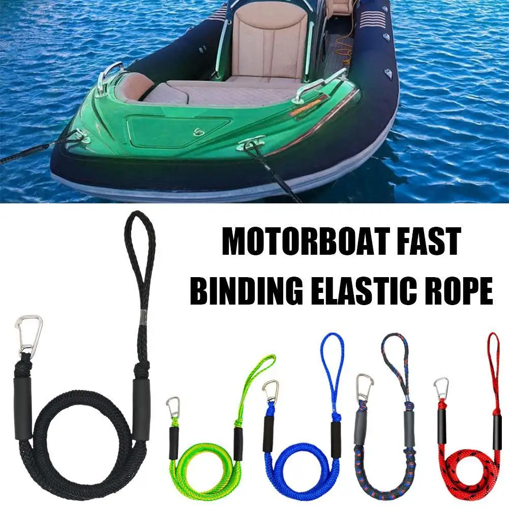 Nuovi Arrivi 4Ft Kayak Barca Ormeggio Corda Barca Bungee Dock Lines Per Inflatabele Barca Da Pesca Barca/Jet Ski/Pontoon Accessori